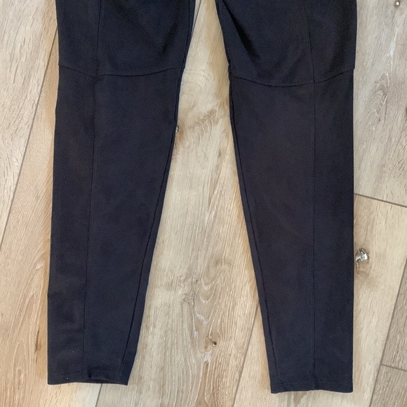 LYSSE Black Faux Suede High Waist Leggings - Picture 9 of 11